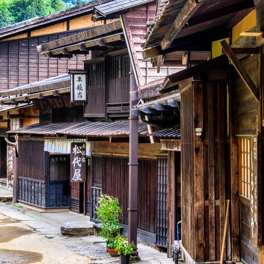 Traditional Japanese towns - tsumago juku