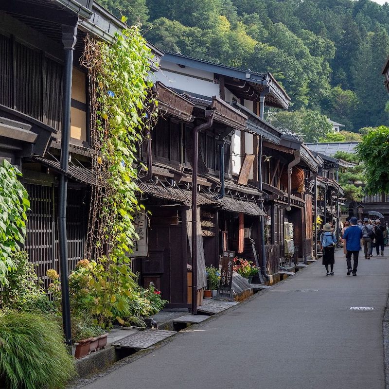 Traditional Japanese towns - old town takayama