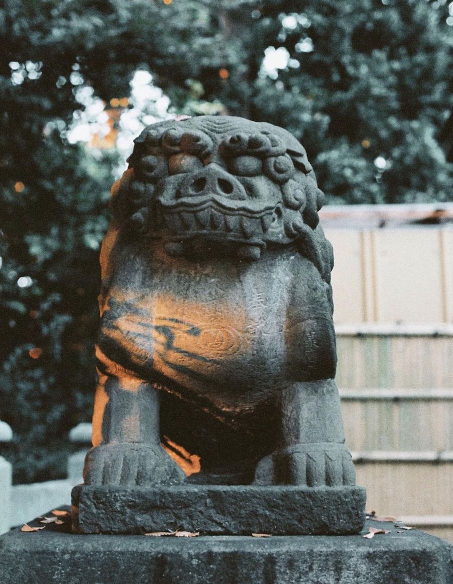 Japan shrines - komainu