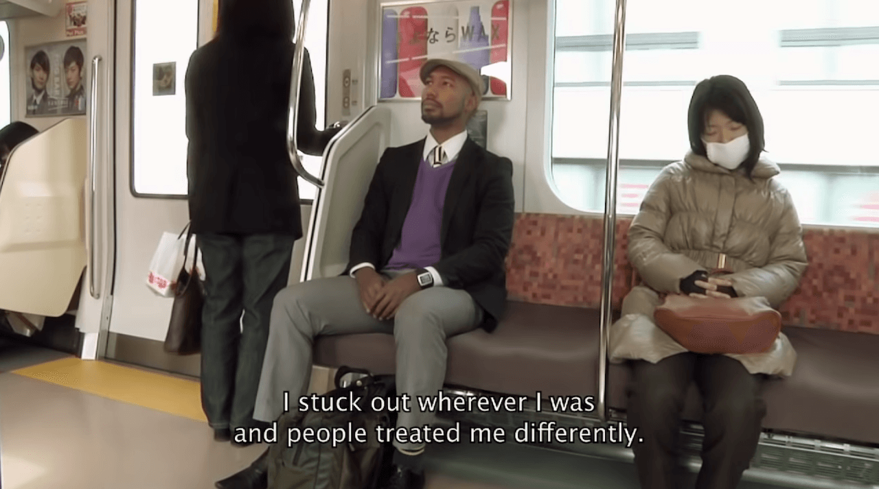 Japanese documentaries - man on a subway