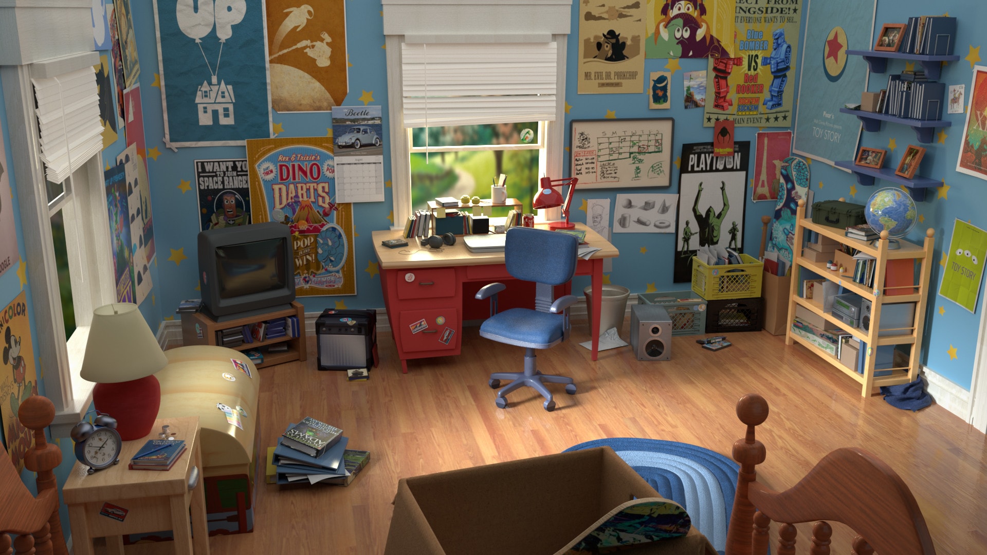 Tokyo Disney Resort Toy Story Hotel - Andy's room in the movie