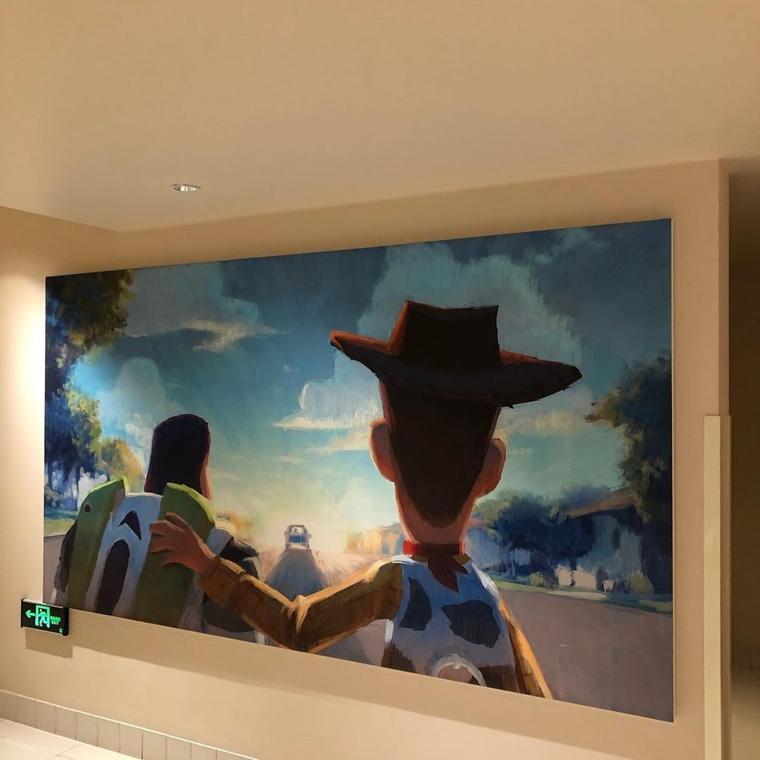 Tokyo Disney Toy Story Hotel - Poster of Woody and Buzz