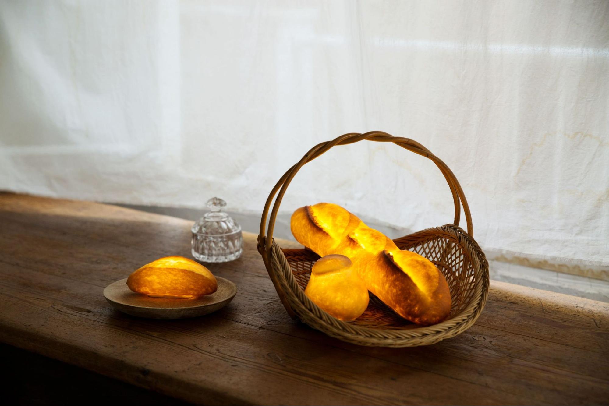 pampshade bread lamp - basket of bread lamps