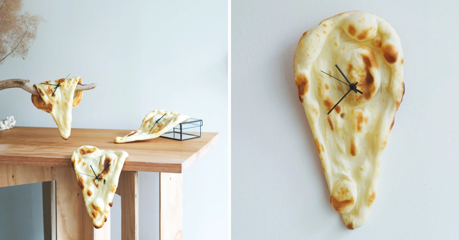 pampshade bread lamp - naan clock