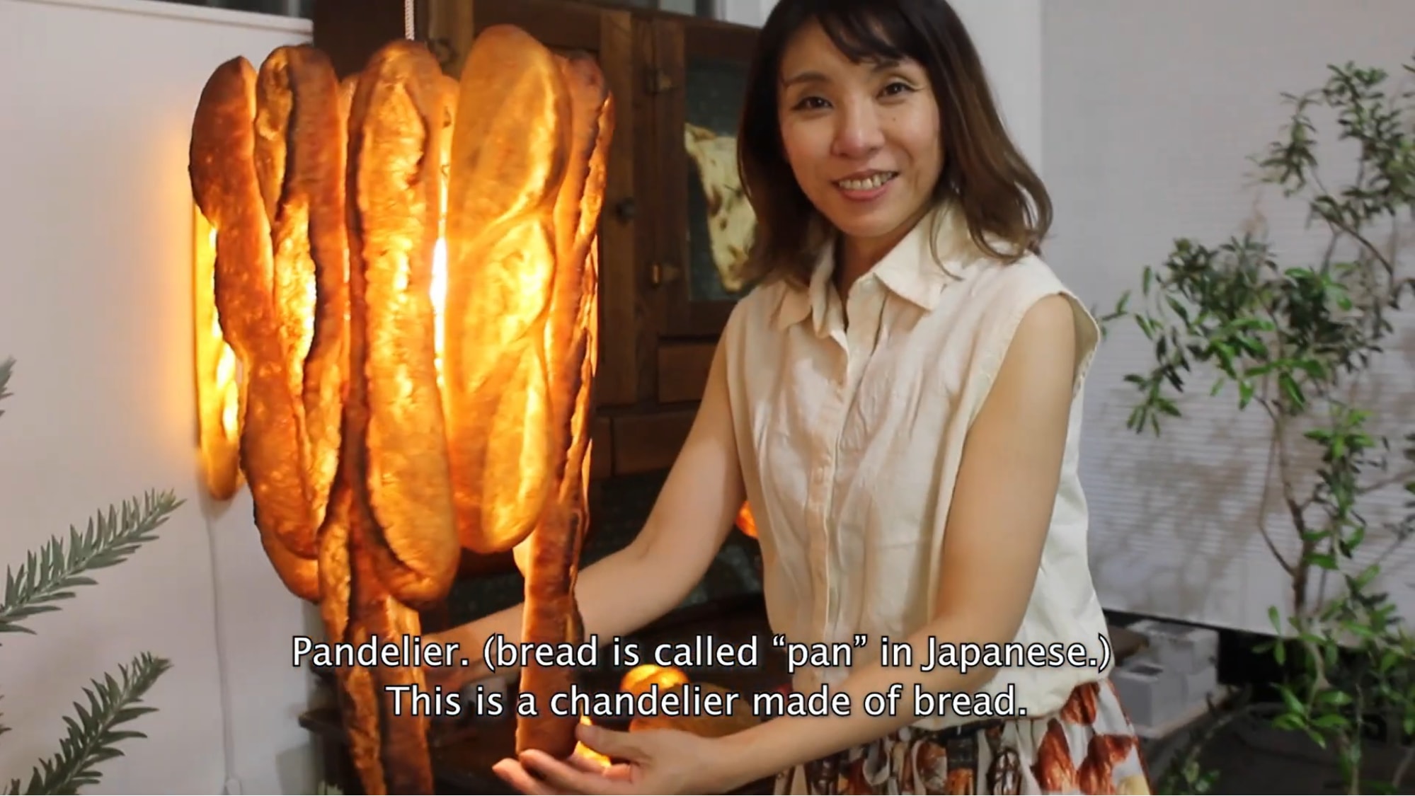 pampshade bread lamp - founder Yukiko Morita 