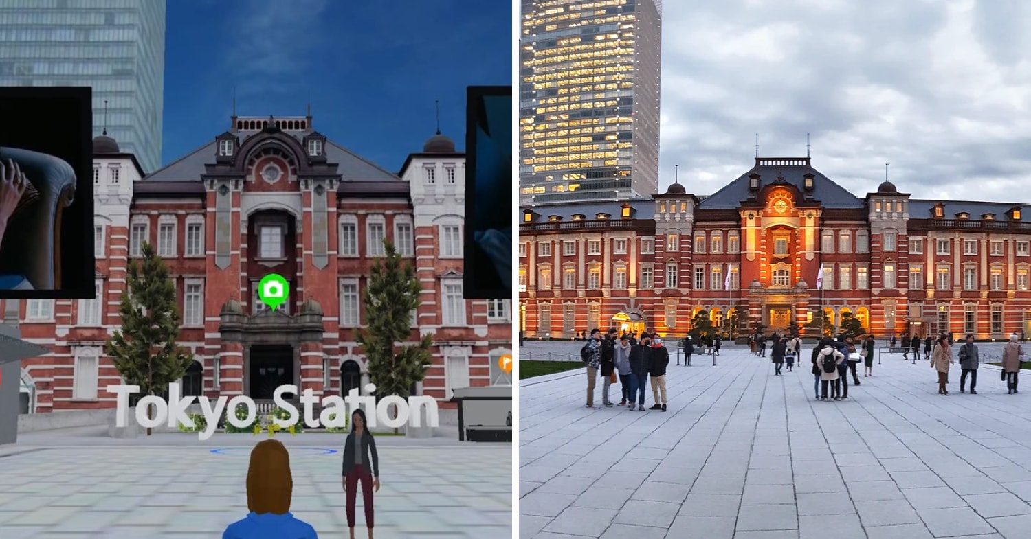 travel agency jtb japan vr - tokyo station comparison 