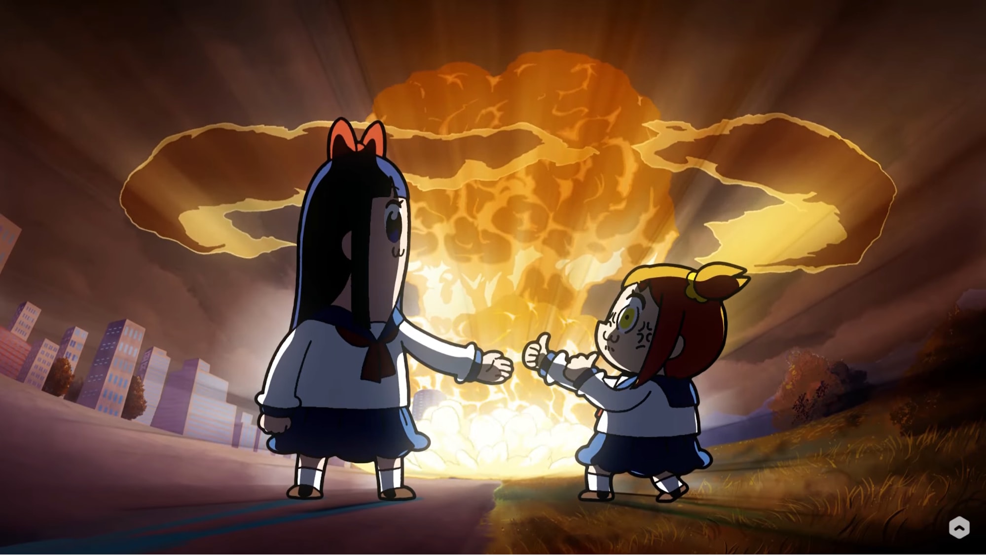 short anime - kimi no nawa explosion parody