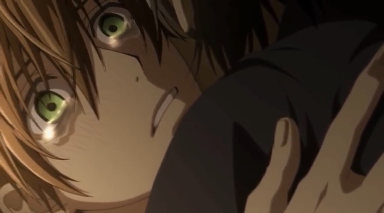 short anime - tsukishima crying kuroda