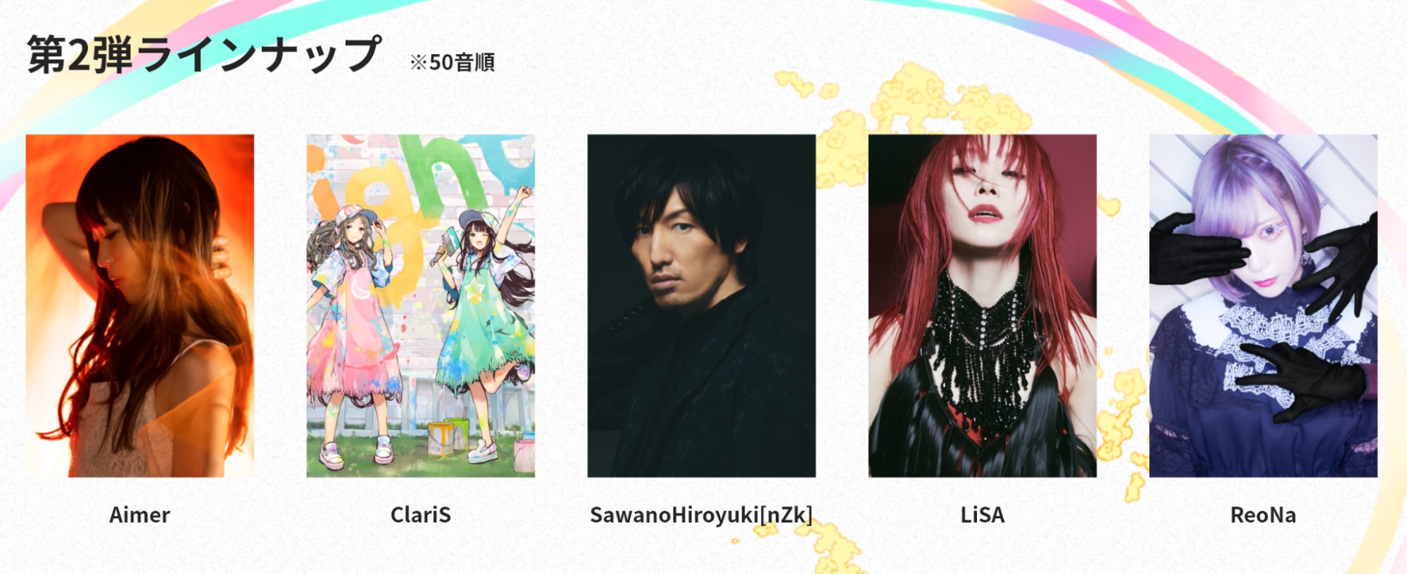 Aniplex Online Fest - artist line-up