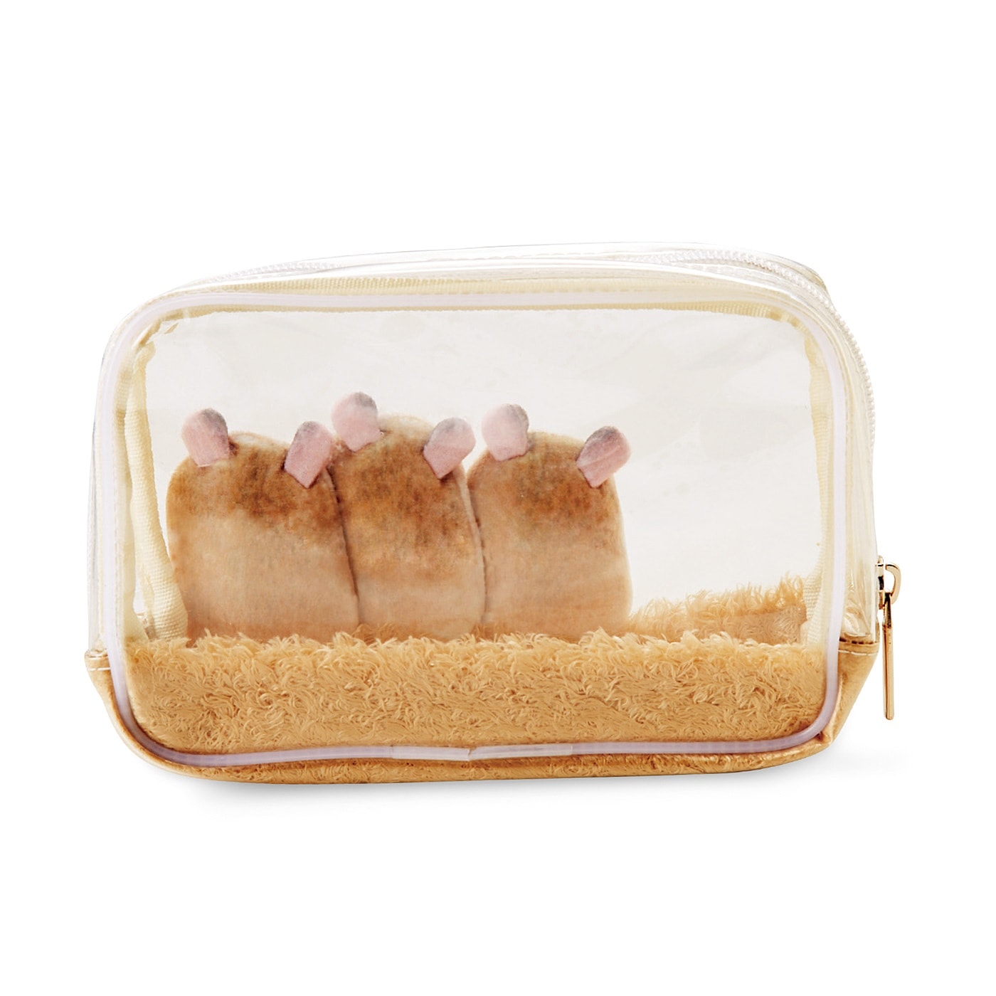 back view trio hamster pouch