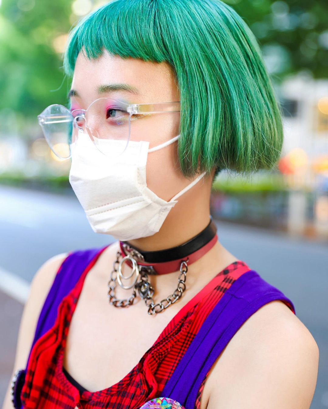 japanese street fashion - glasses