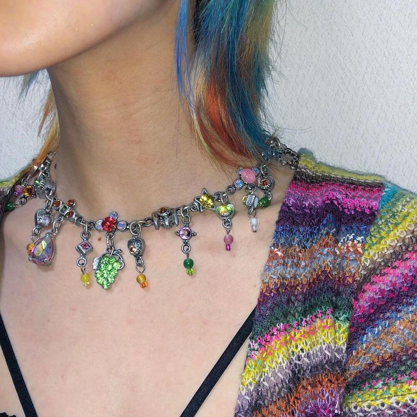 japanese street fashion - necklaces