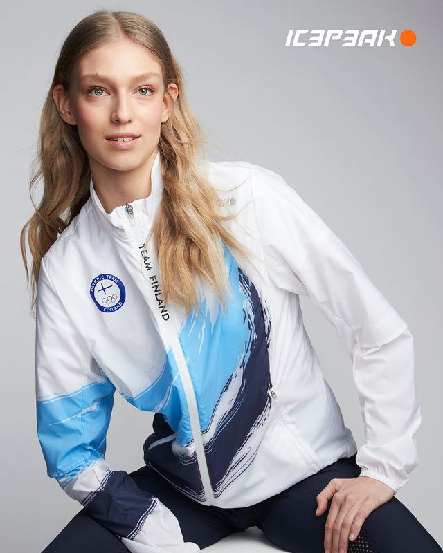 Tokyo Olympics uniforms - team finland jacket