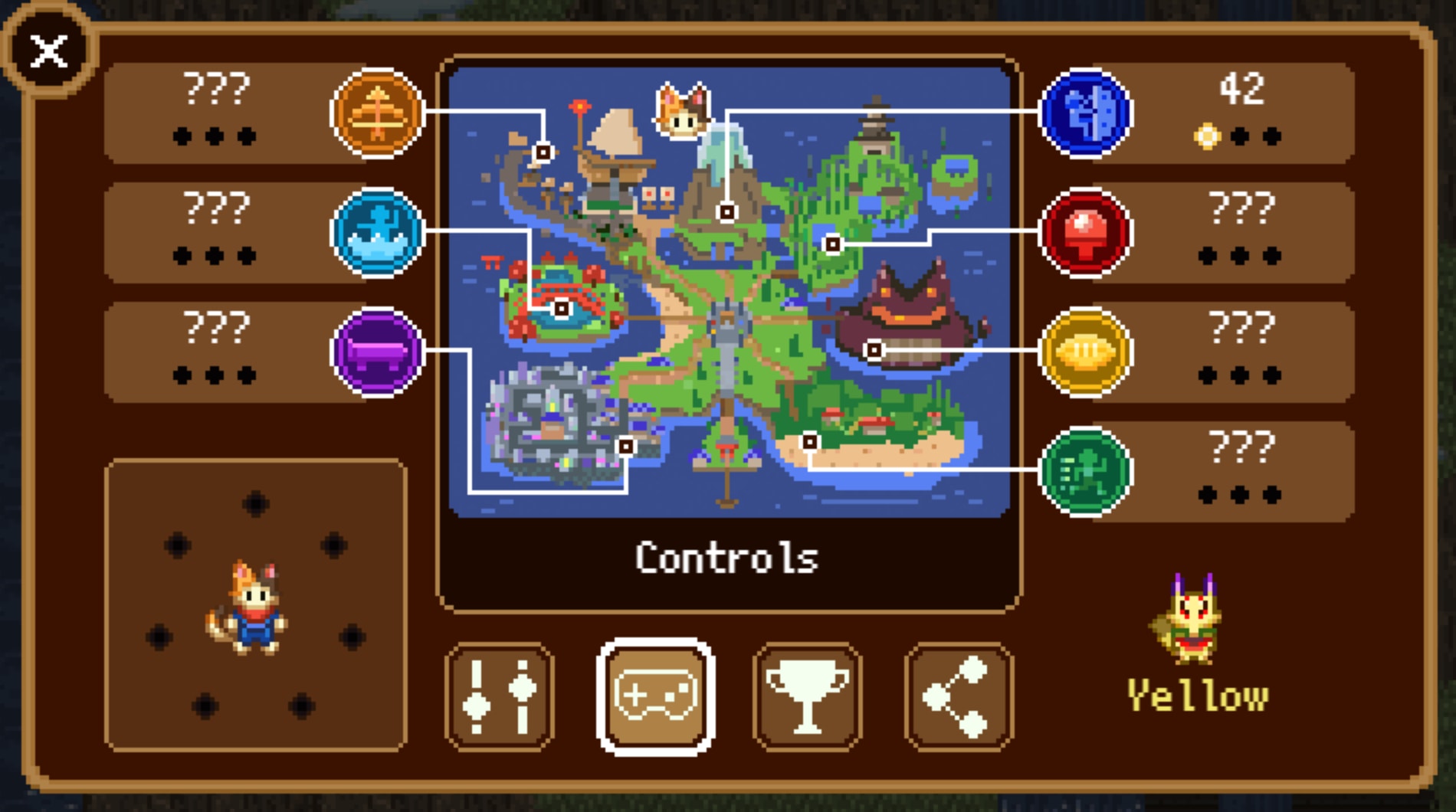 in-game compass