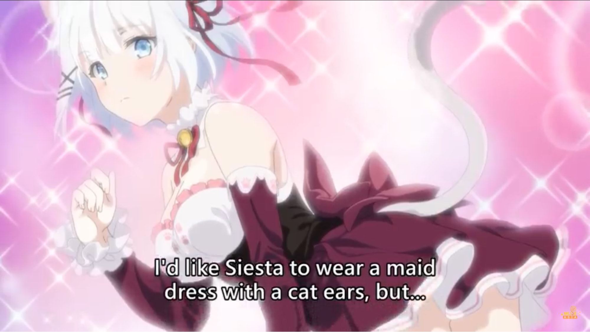 siesta cat costume maid