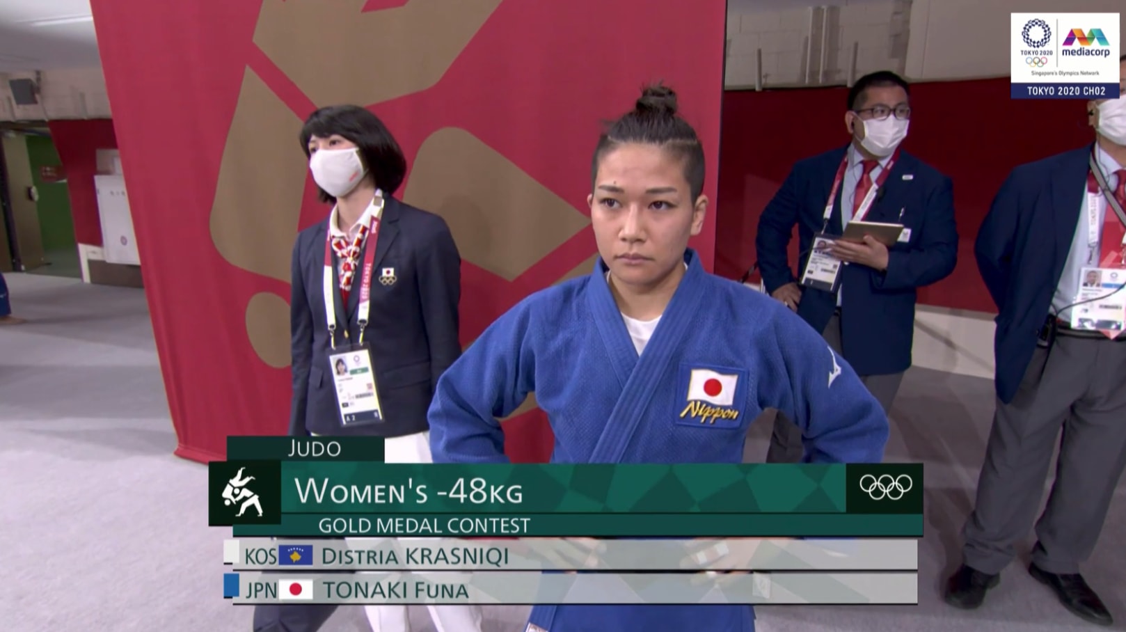 tokyo olympics anime songs - under-48kg judo women finals