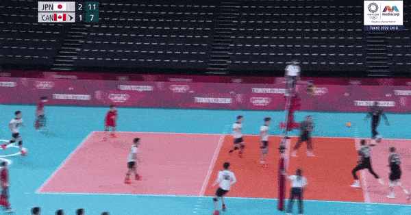 tokyo olympics volleyball - japan libero