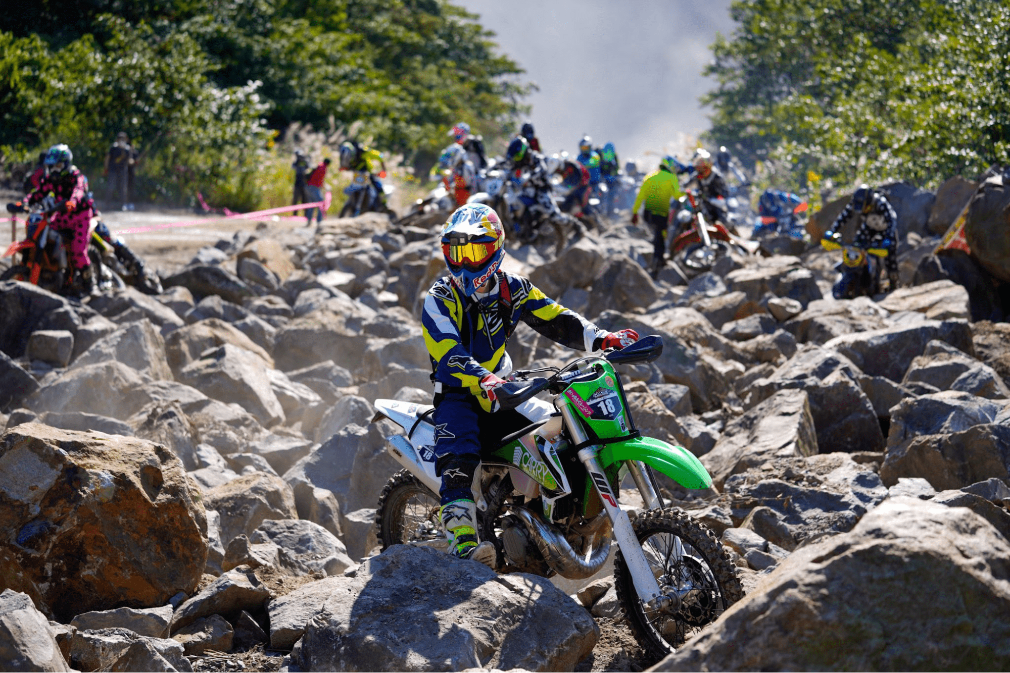 action japanese cat - motocross bike