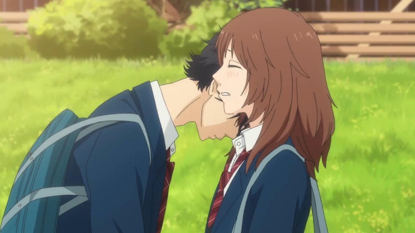 romantic anime series - futaba and kou