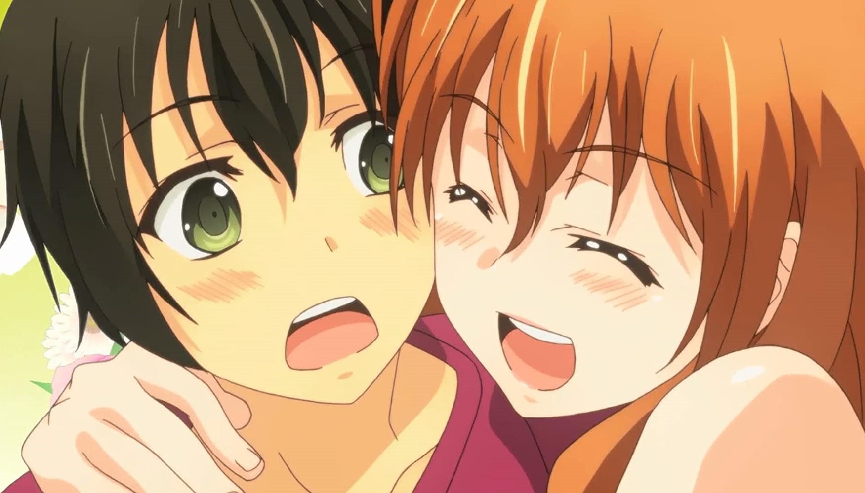 romantic anime series - banri and kouko