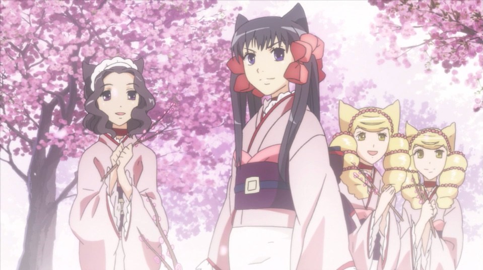 romantic anime series - zakuro kimono