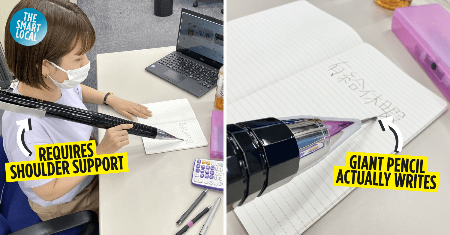 Giant Mechanical Pencil Proves That The Pen Is Mightier Than The Sword