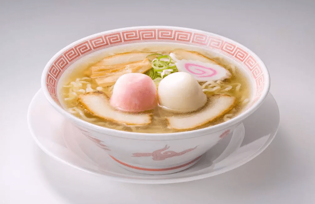 mochi ice cream ramen - yukimi daifuku shio ramen