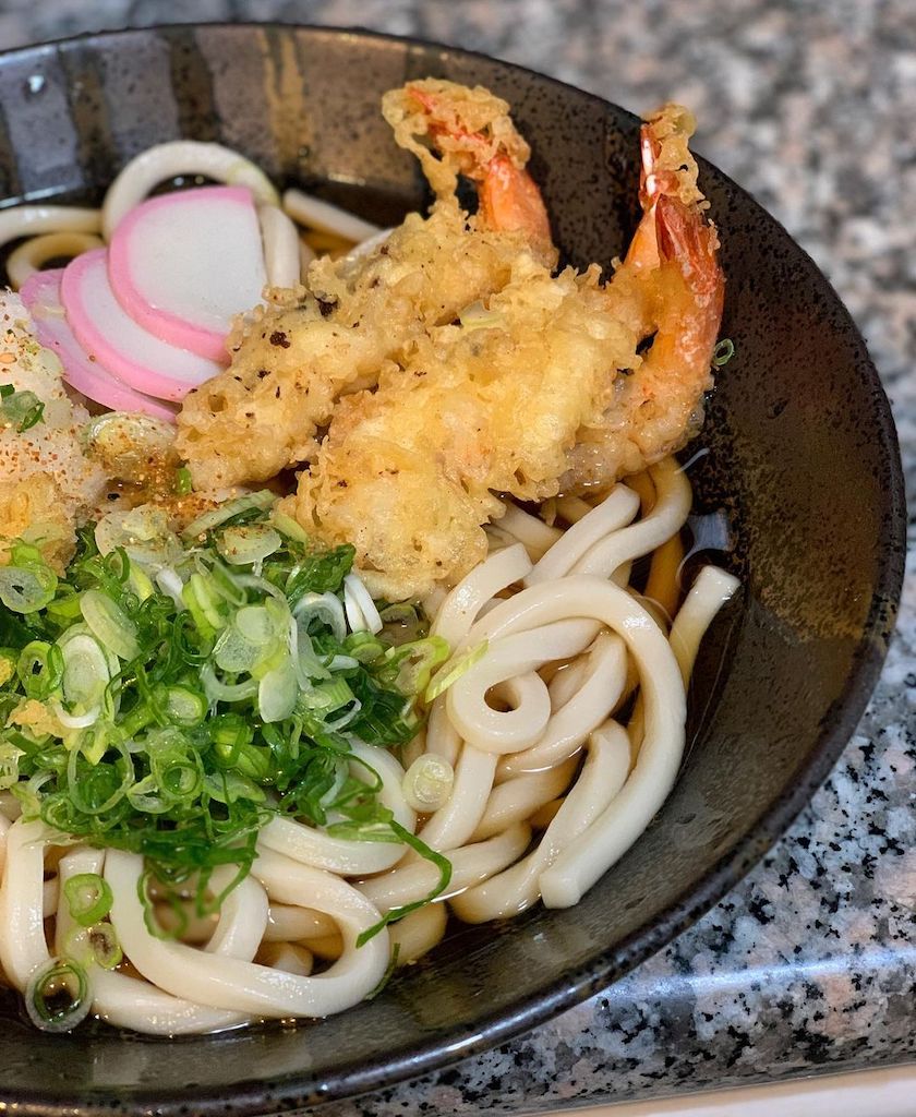 Udon recipes - tempura udon