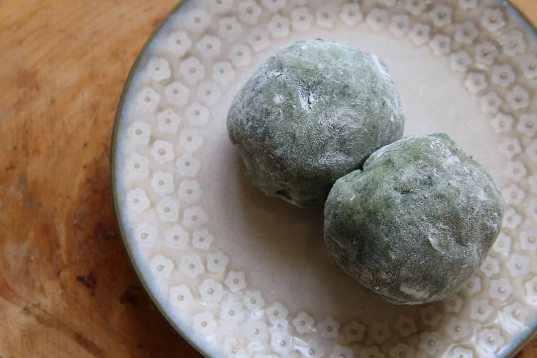 Wagashi - kusamochi