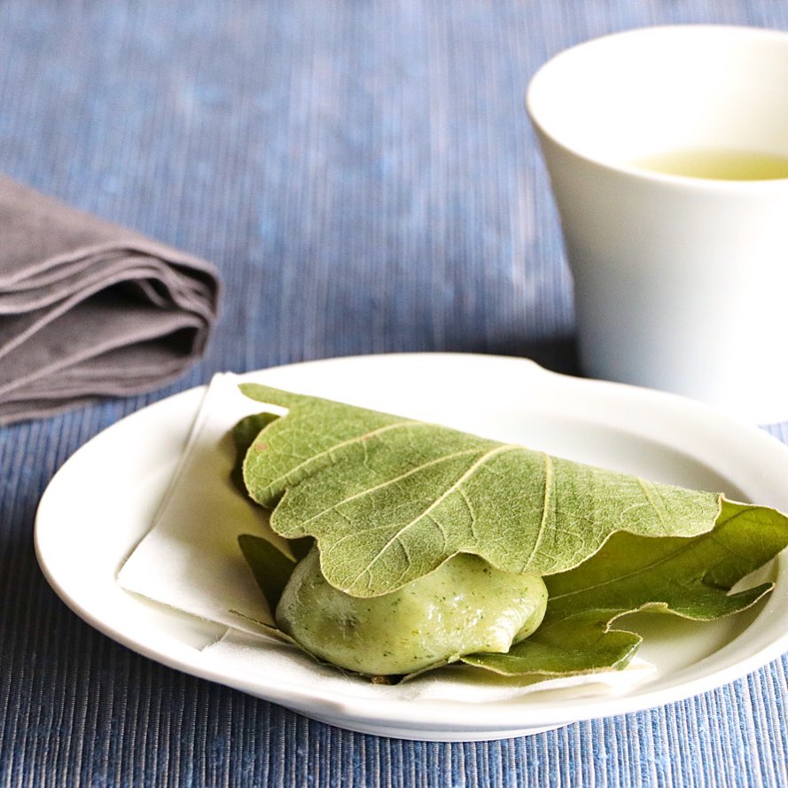 Wagashi - kashiwa mochi