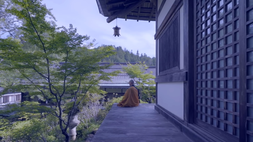 Japanese Monks Dance To EDM - monk meditating