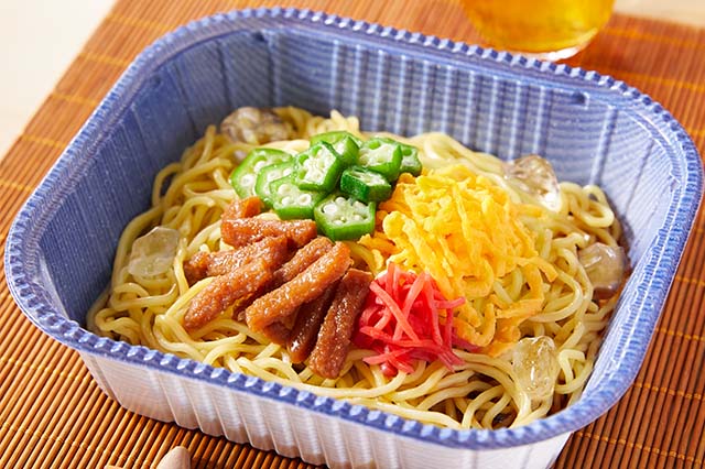 instant japanese chilled noodles - cold noodle visual