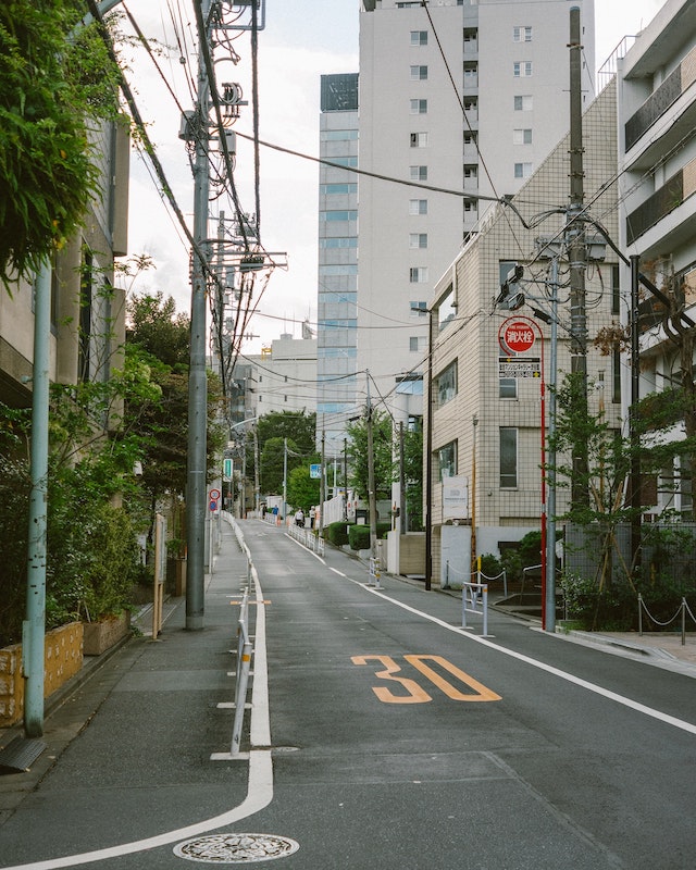 Renting apartments in Japan - street in japan
