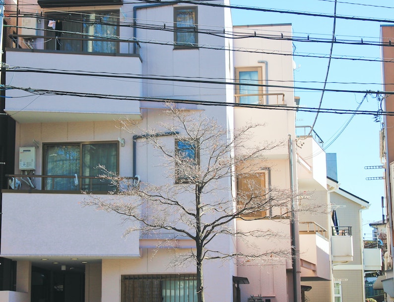 Renting apartments in Japan - exterior of apartment 