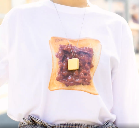 Takoyaki Boat - butter slab necklace and anko toast