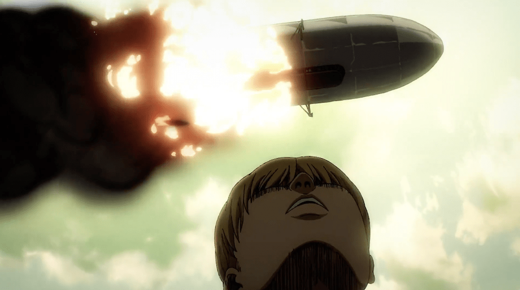 Attack on Titan Final Season Part 2 - yelena airship scene