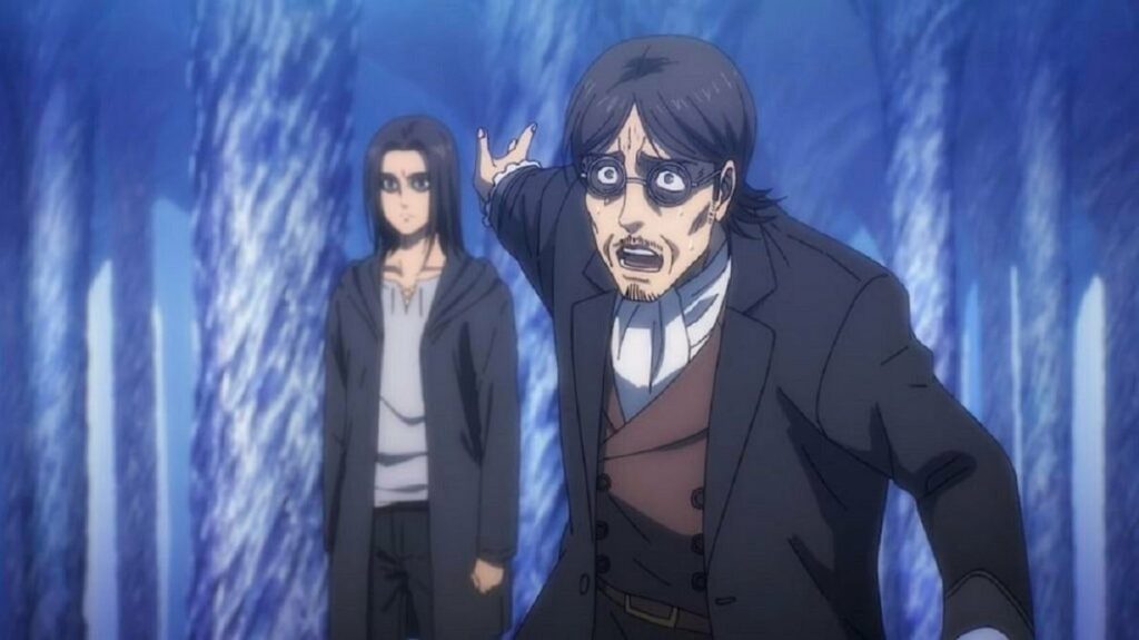 Eren touching Grisha during the Stand Father scene : r/ANRime