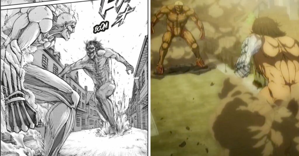 Attack on Titan: All Reiner versus Eren fights so far