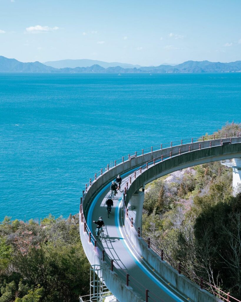 Cycling in Japan - shimanami kaido