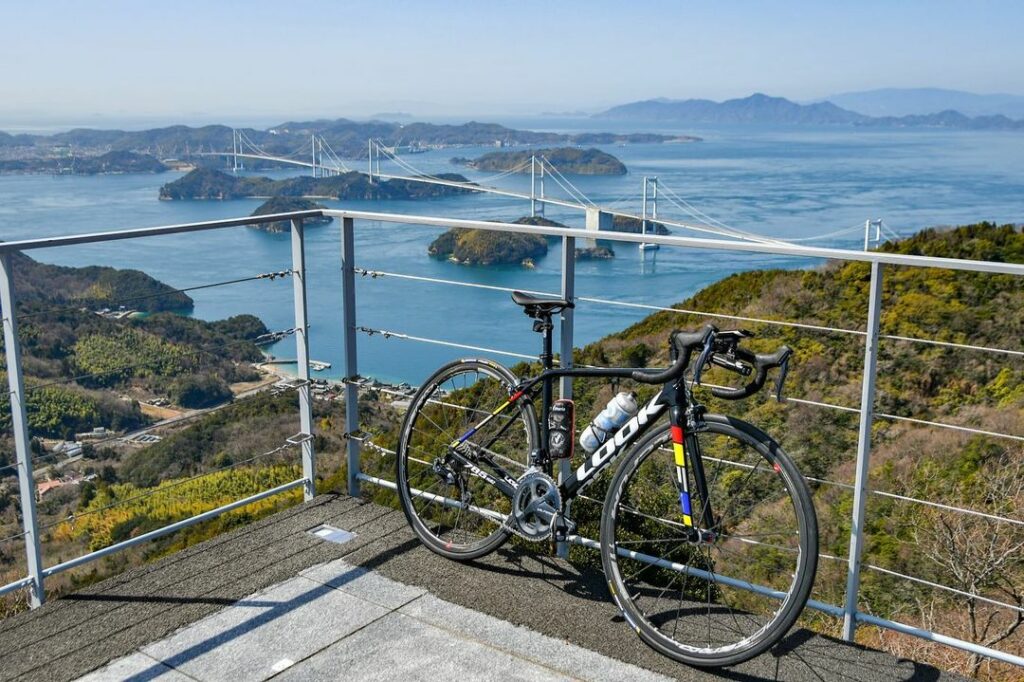 Cycling in Japan - seto inland sea