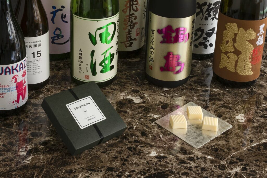 alcoholic sake butter - degustation