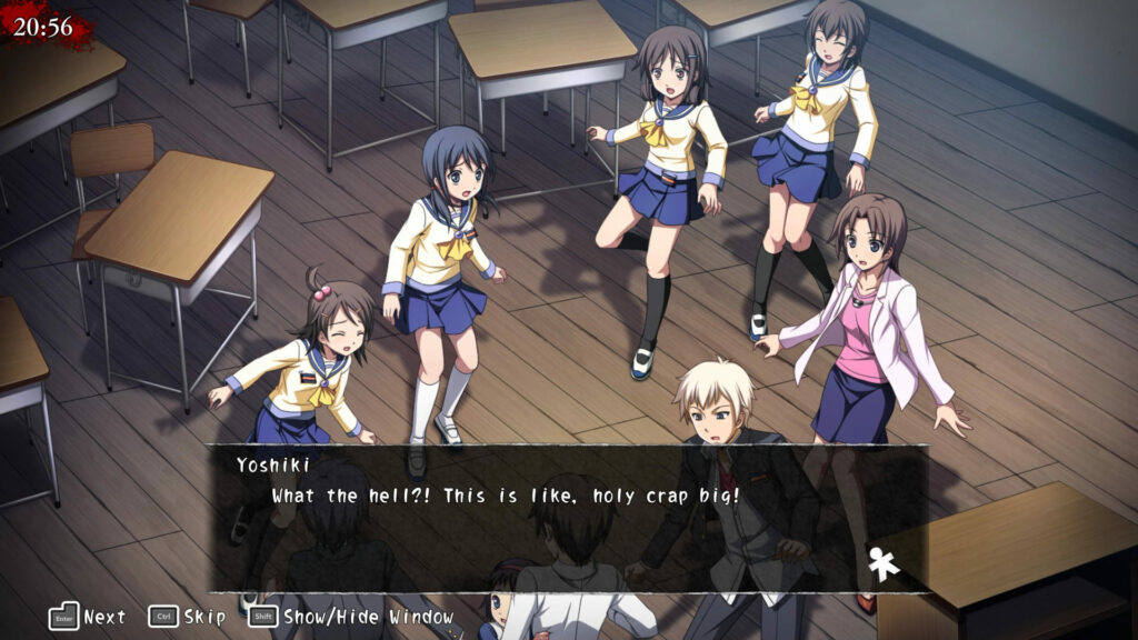 japanese horror games - corpse party 2021 earthquake