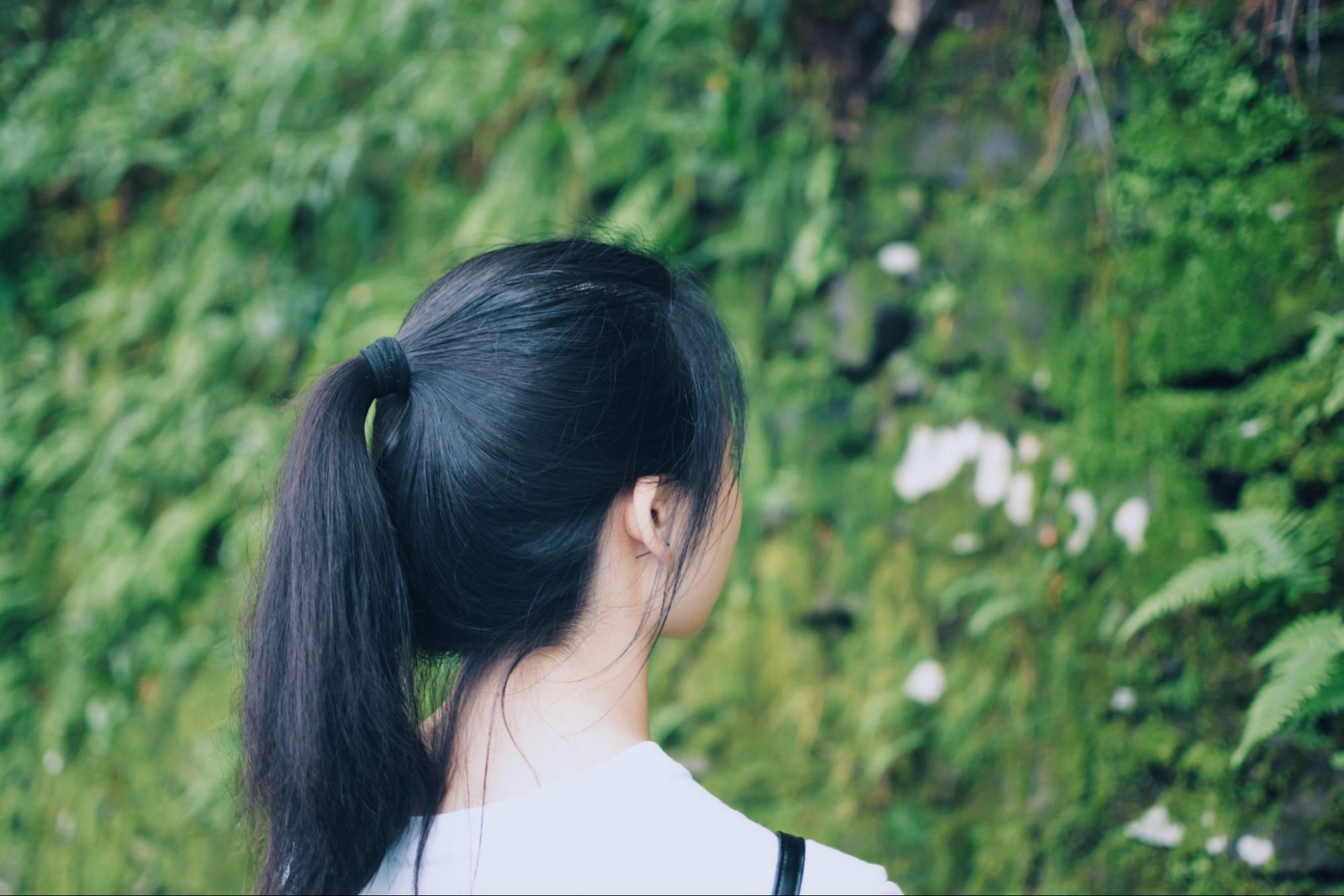 japanese schools ban ponytails - ponytail girl