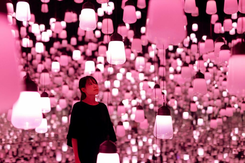 teamLab Borderless closing - sakura exhibition