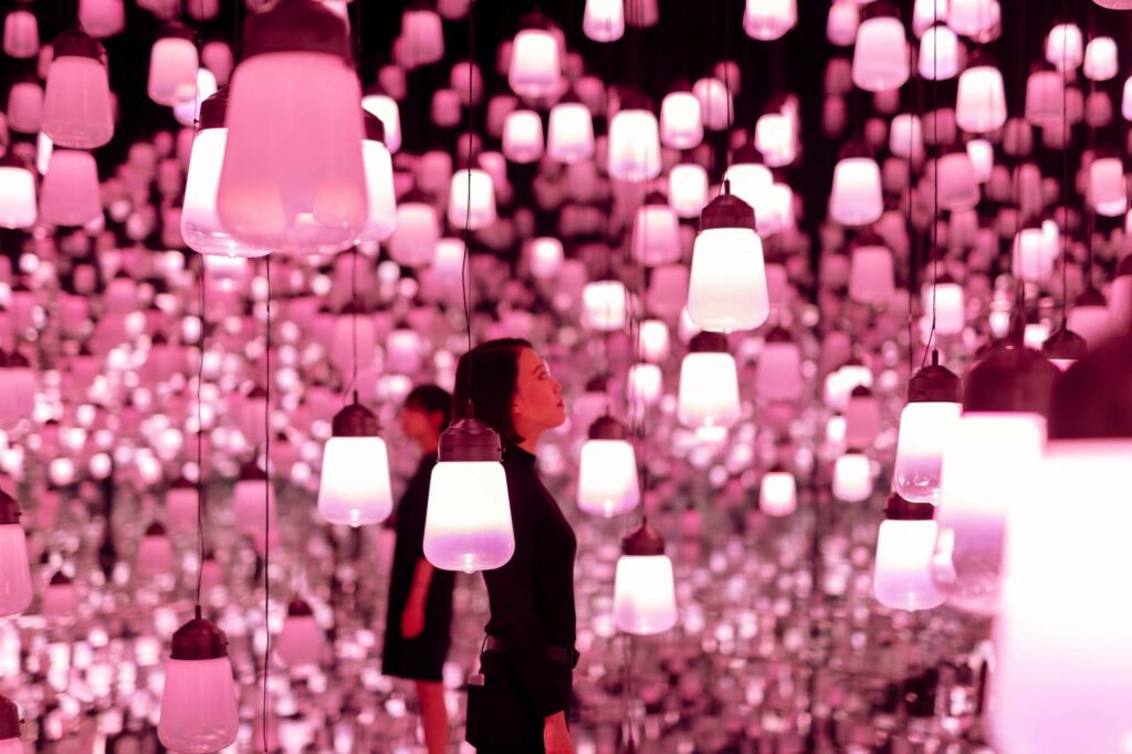 teamLab Borderless closing - sakura exhibition