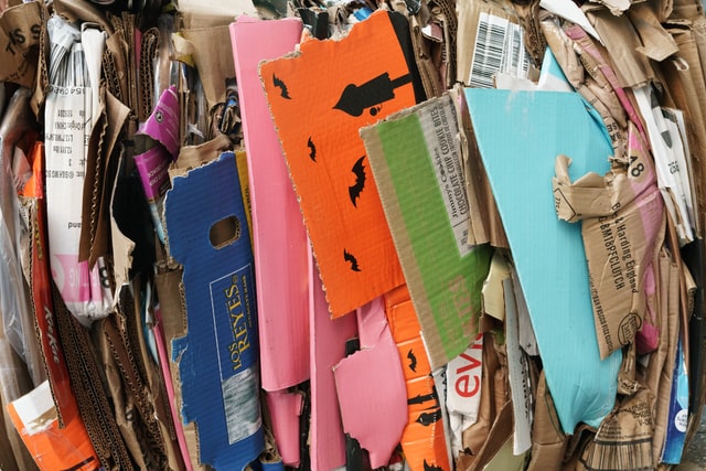 Garbage disposal in Japan - cardboard