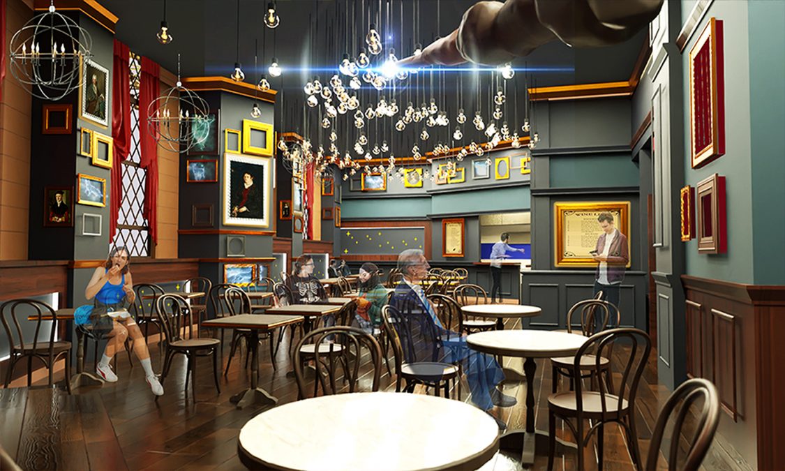 Harry Potter cafe - interior