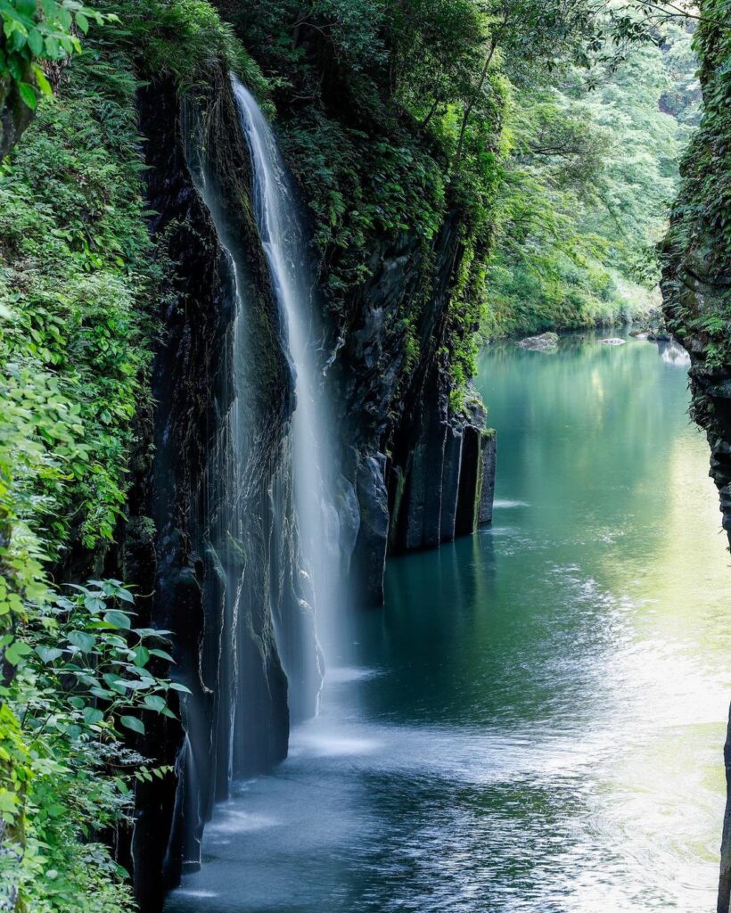 Takachiho Gorge - minai waterfalls