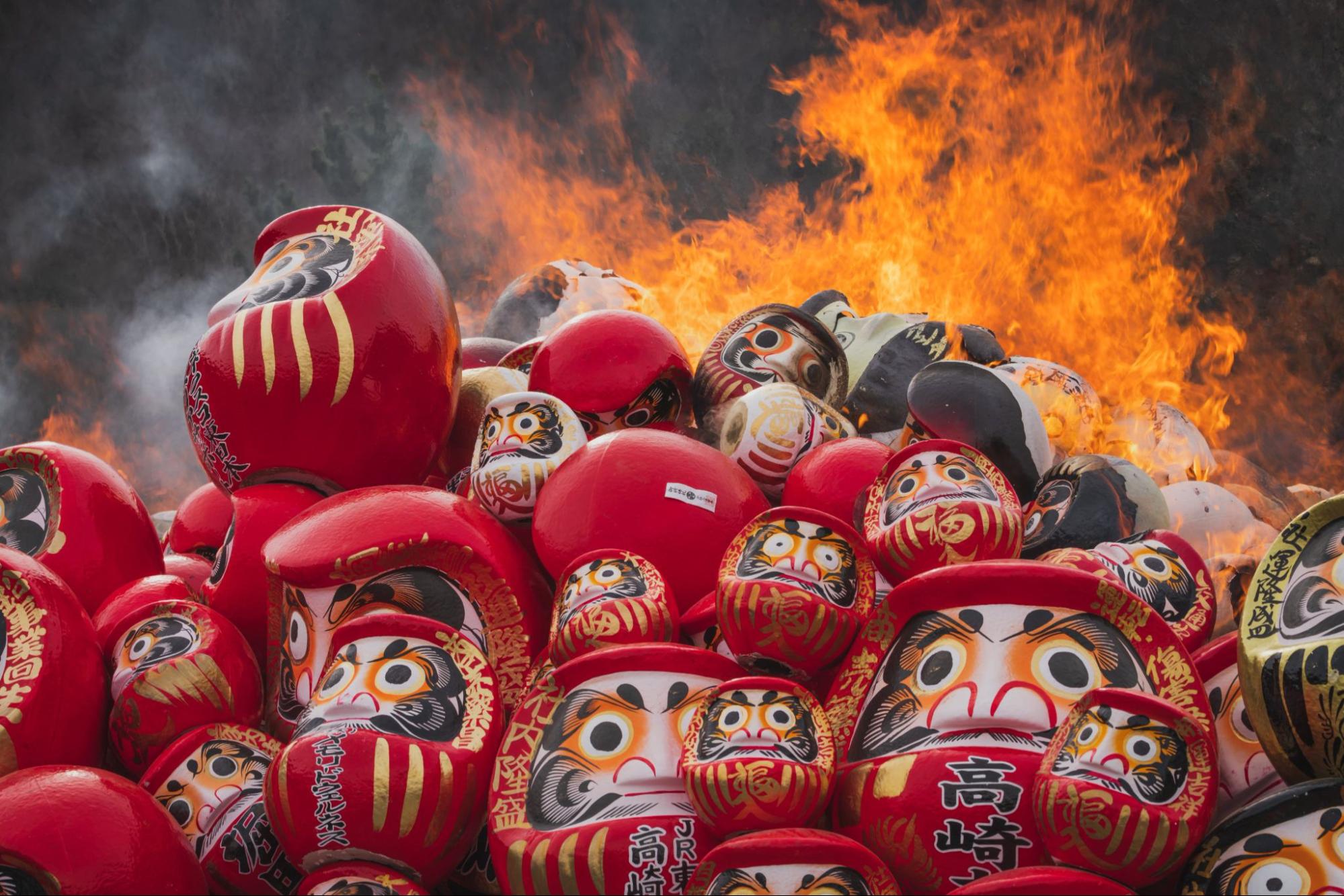 Make a wish upon a Daruma at Shorinzan Daruma-ji Temple in Gunma