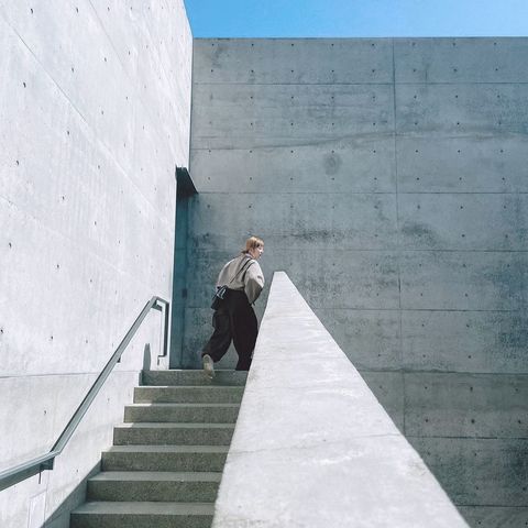 naoshima island - stairs